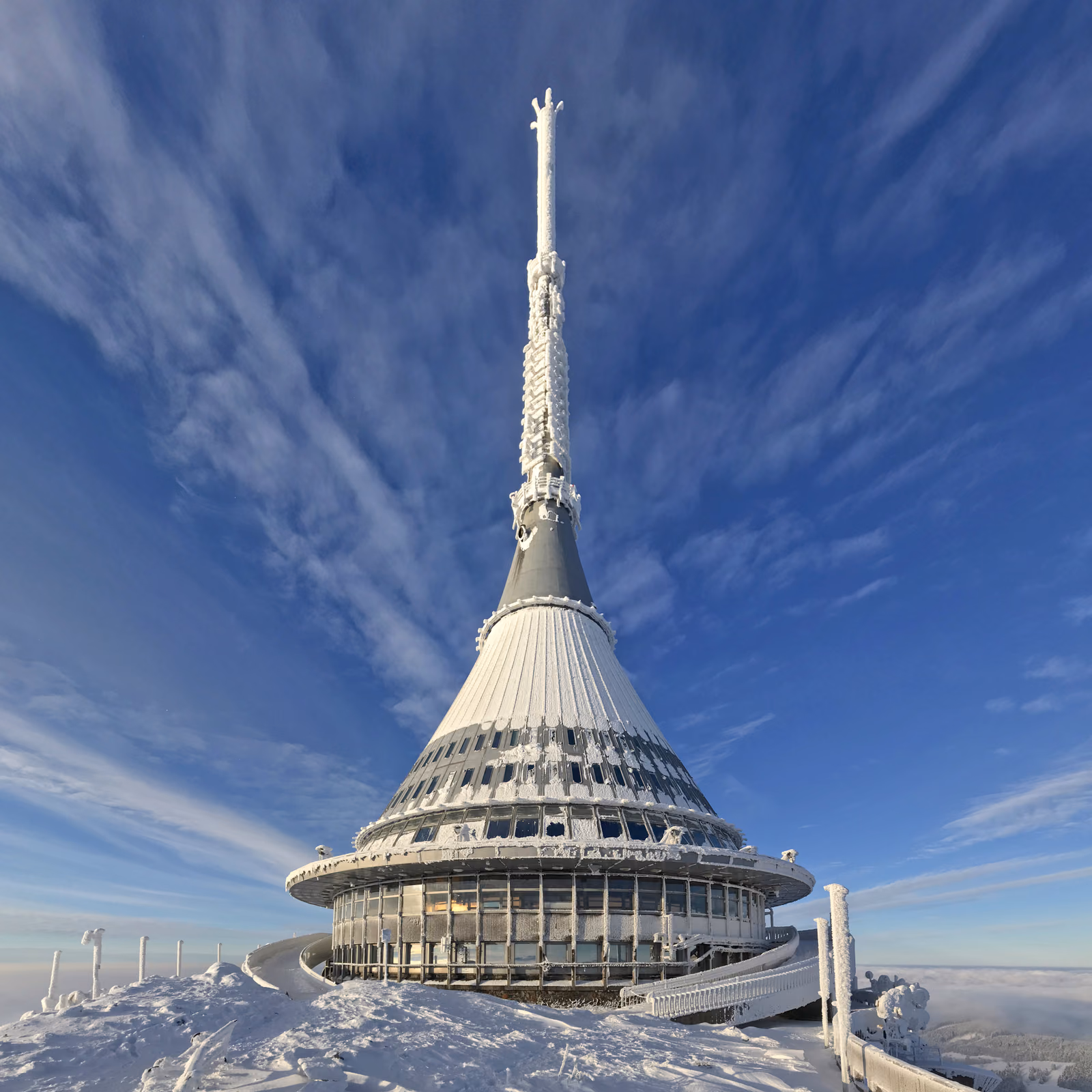 Ještěd Tower and Hotel